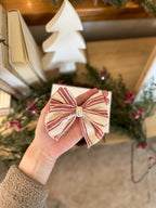 Peppermint Stick Fable Bow
