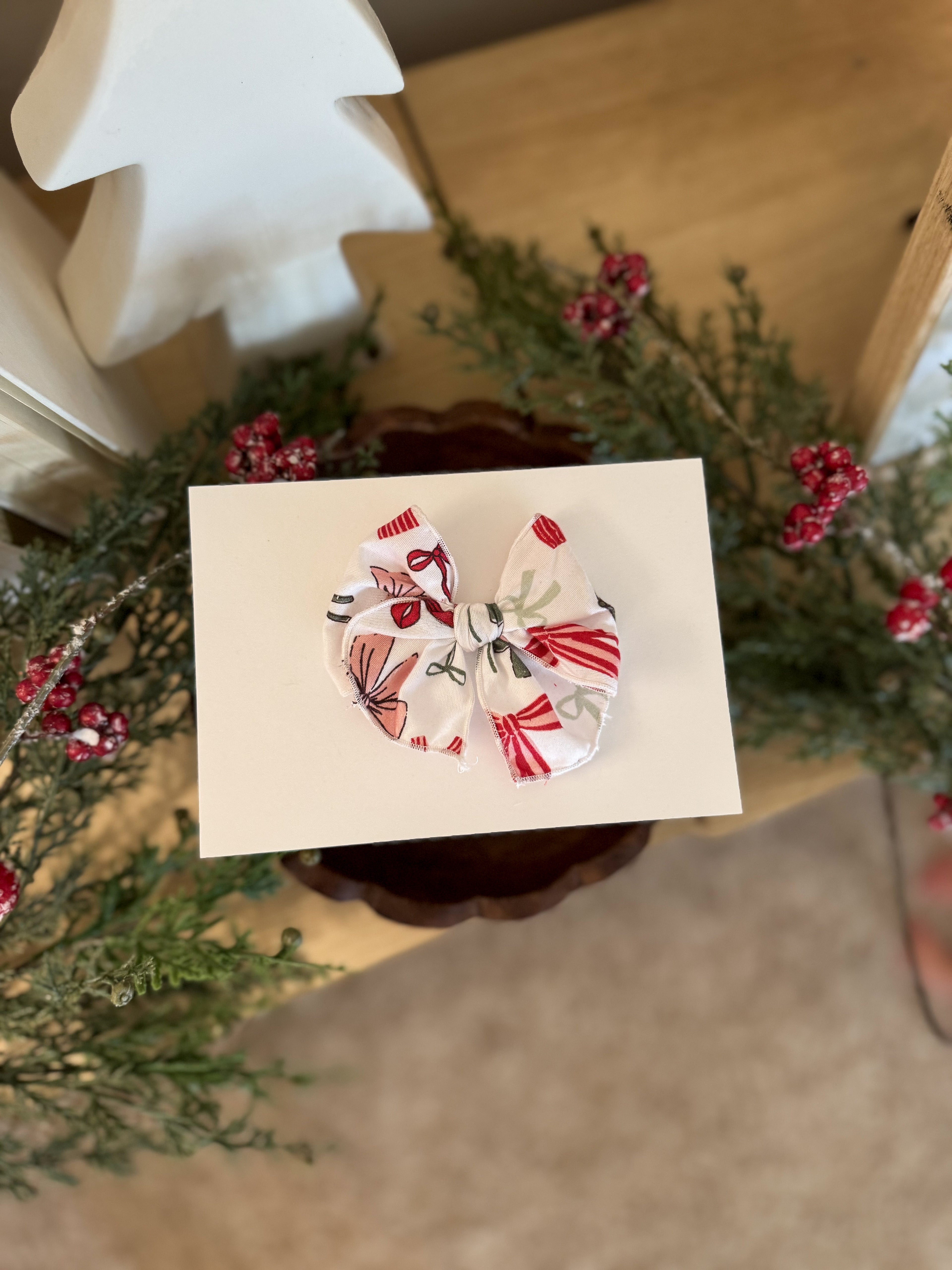 Whimsy Christmas Bows Fable Bow