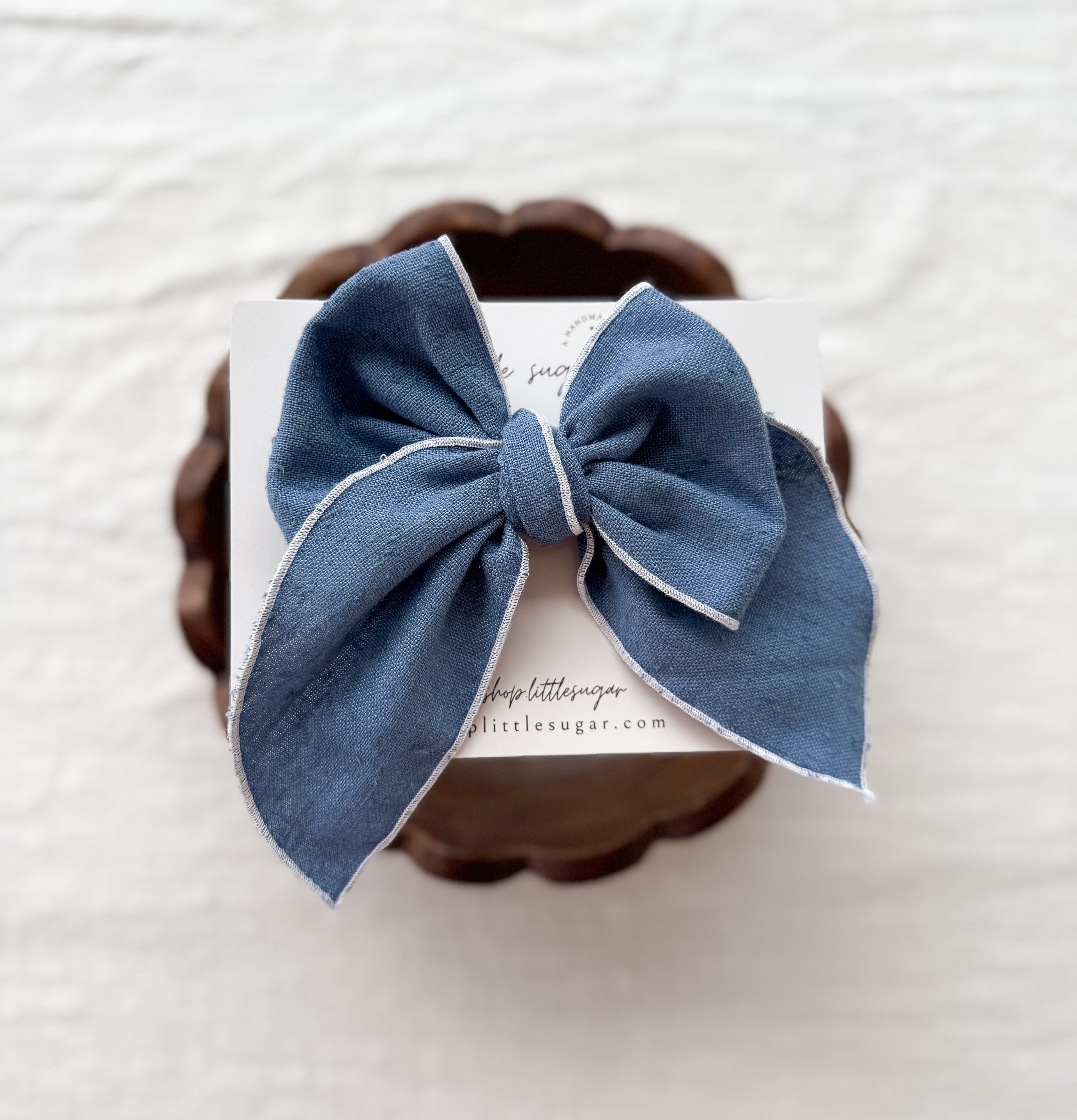 Navy Bluebell XL Fable Bow