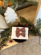Clove Mini Checkered Bow