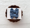 Navy Bluebell Hand Tied Bow