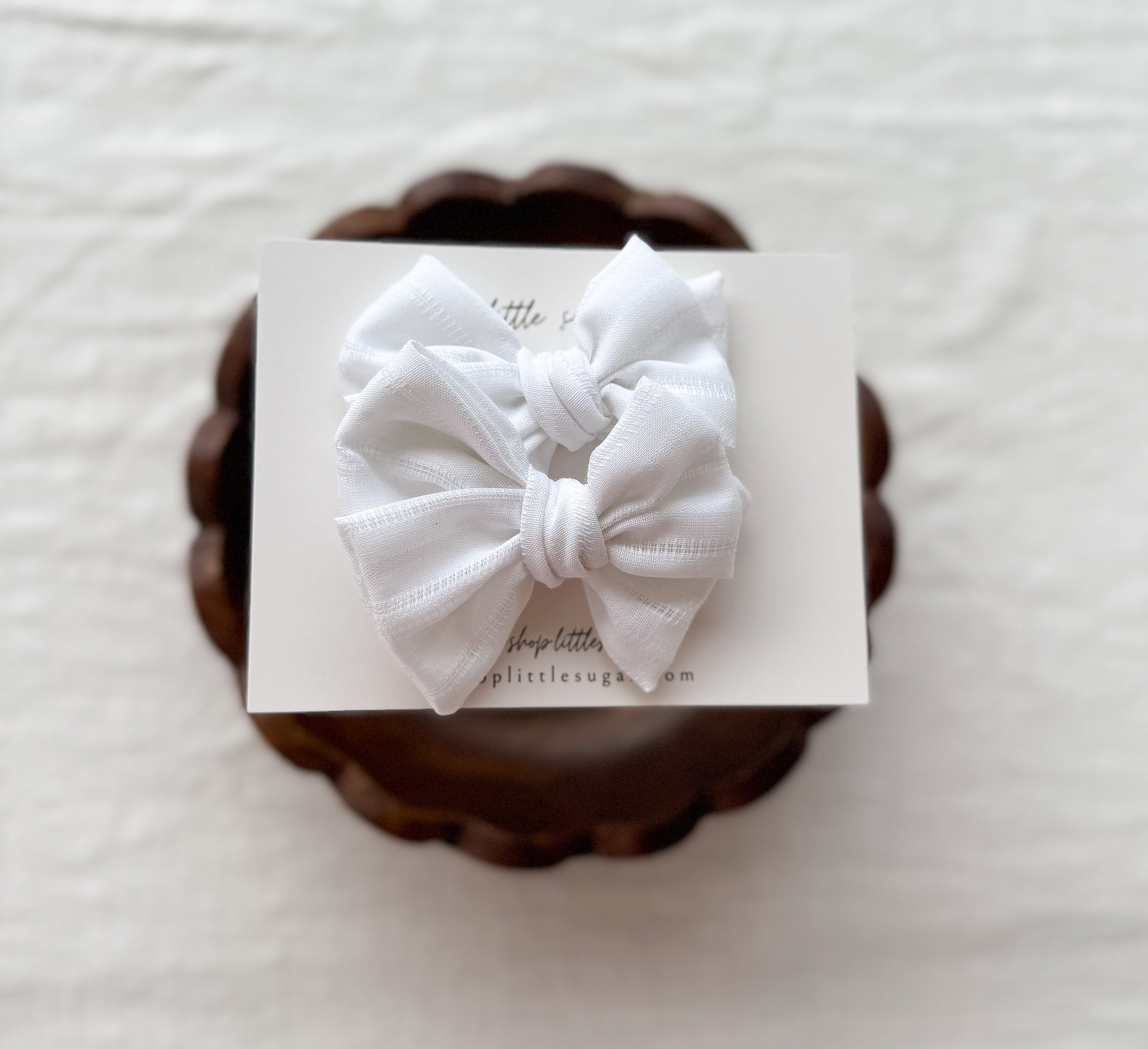 Sparkler Smoke Hand Tied Bow