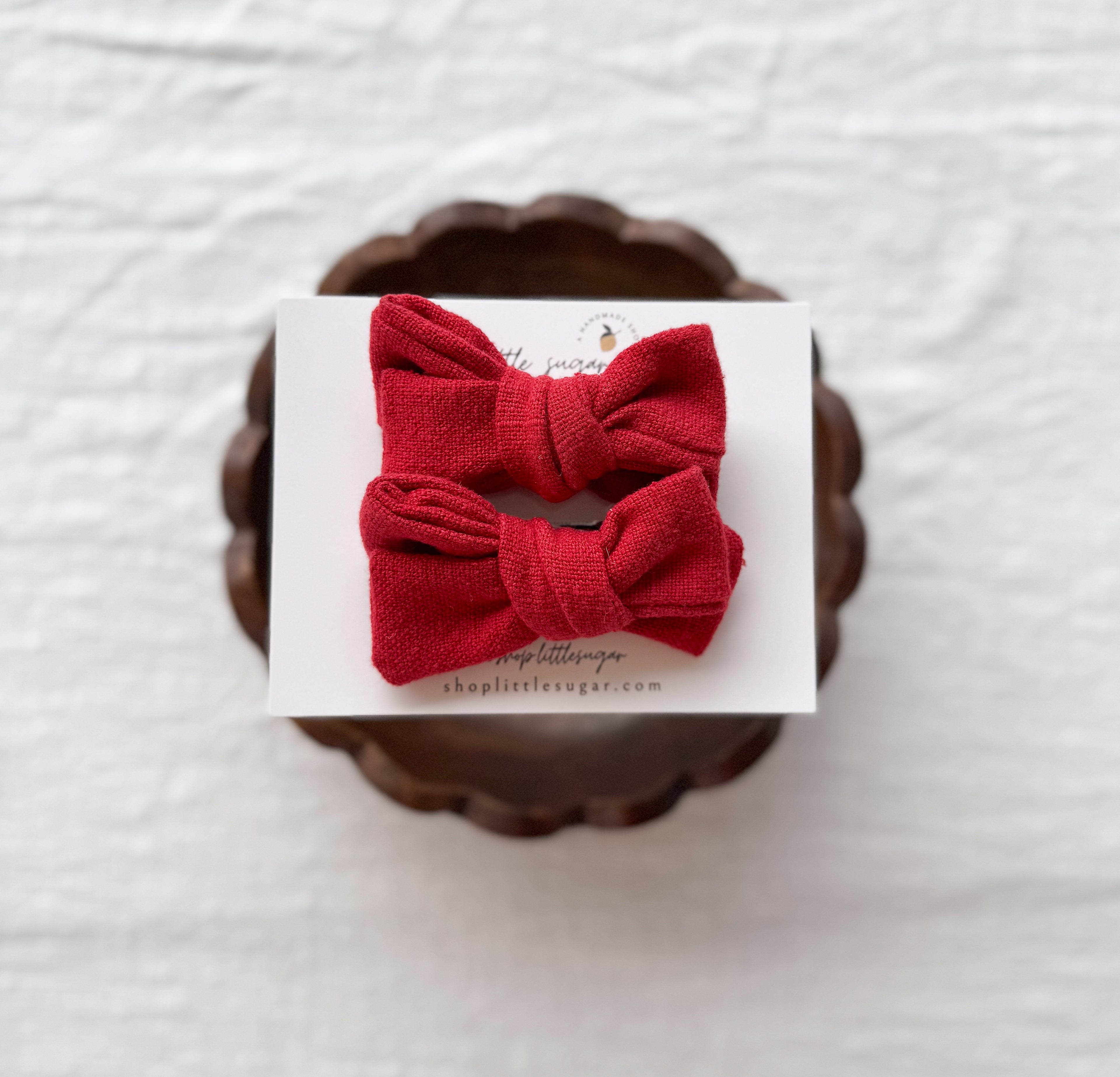 Firecracker Hand Tied Bow