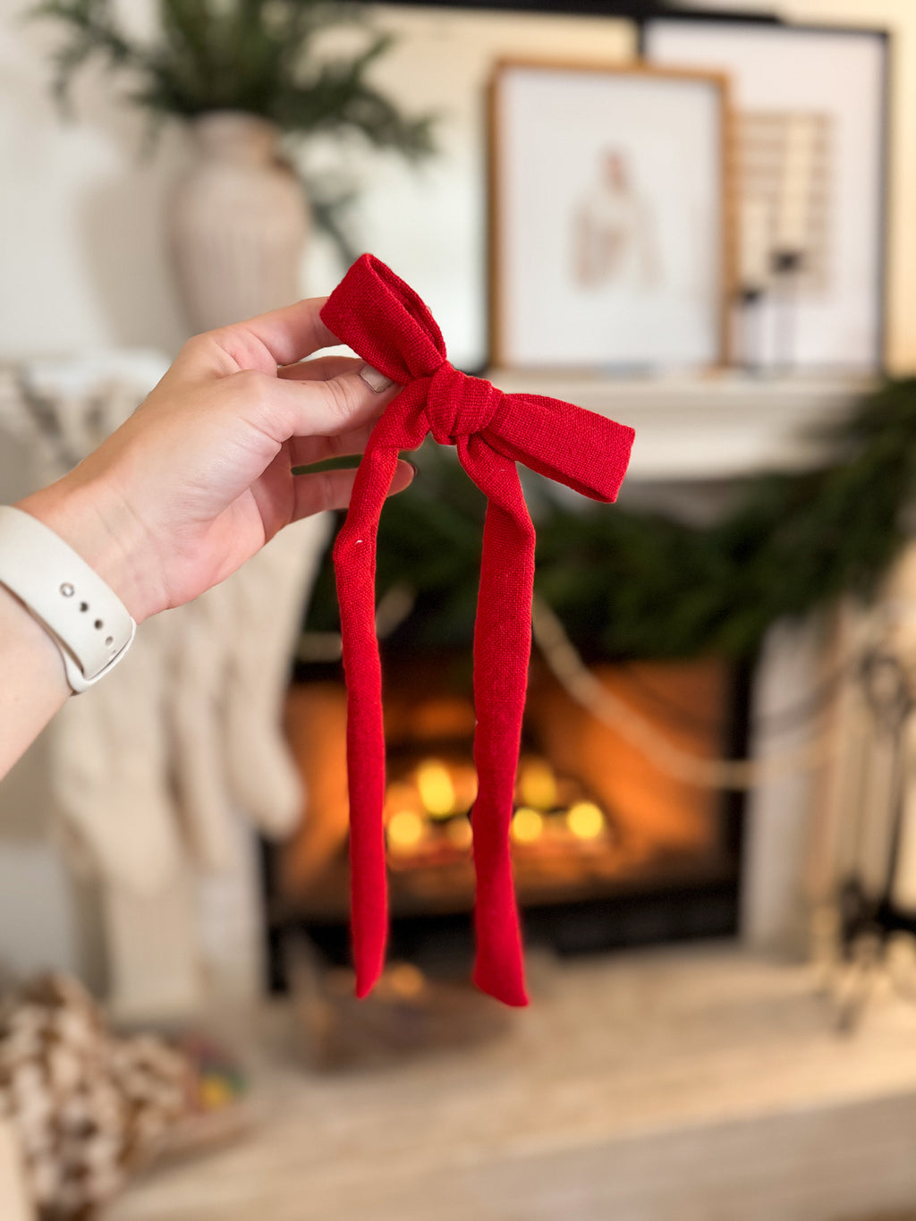 Hollyberry Long Tailed Bow