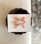 Cotton Candy Striped Teeny Bow
