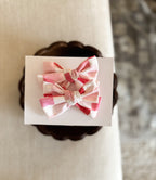 Watercolor Checkered Hand Tied Bow
