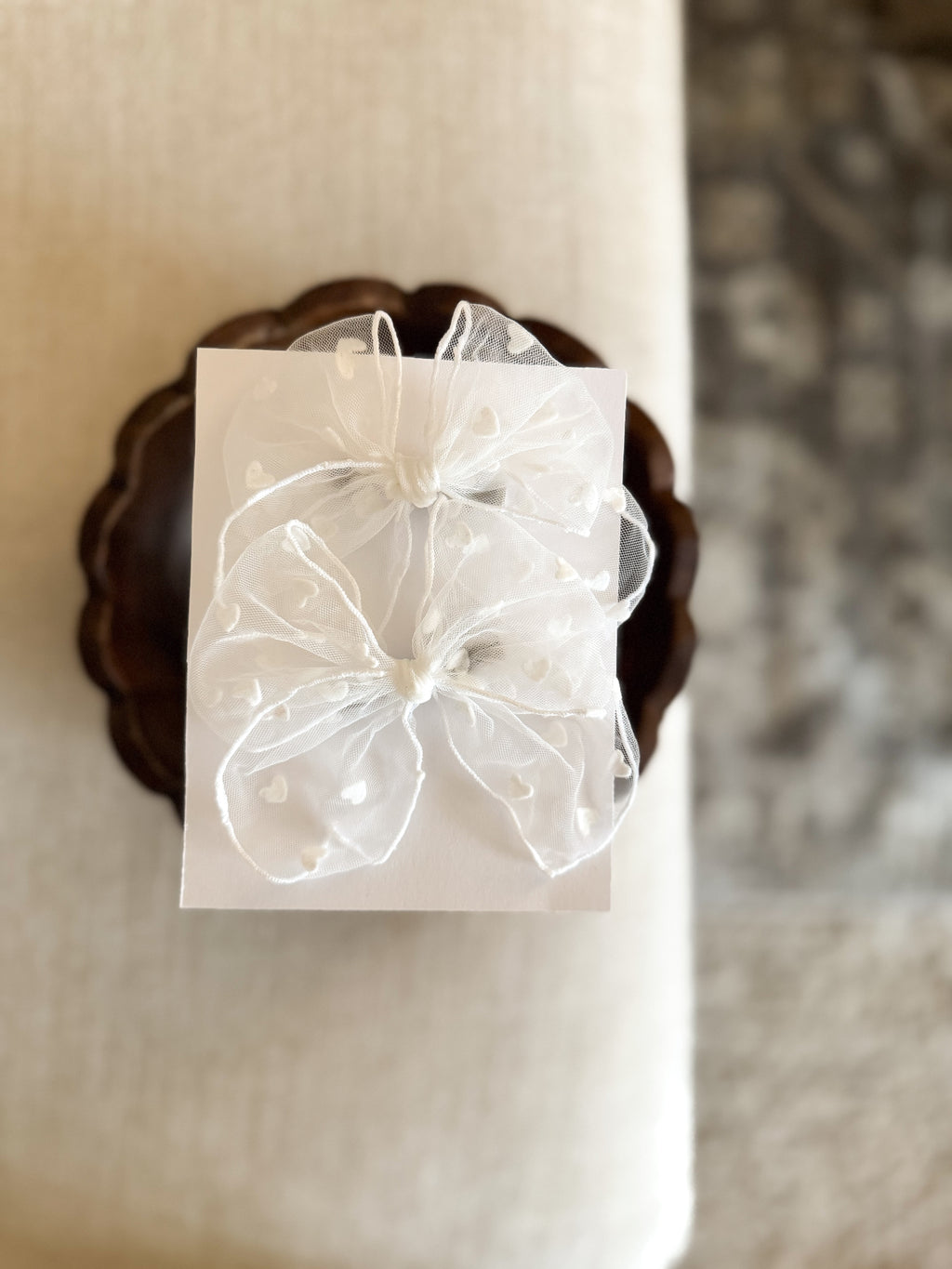 Felted Hearts Fable Bow