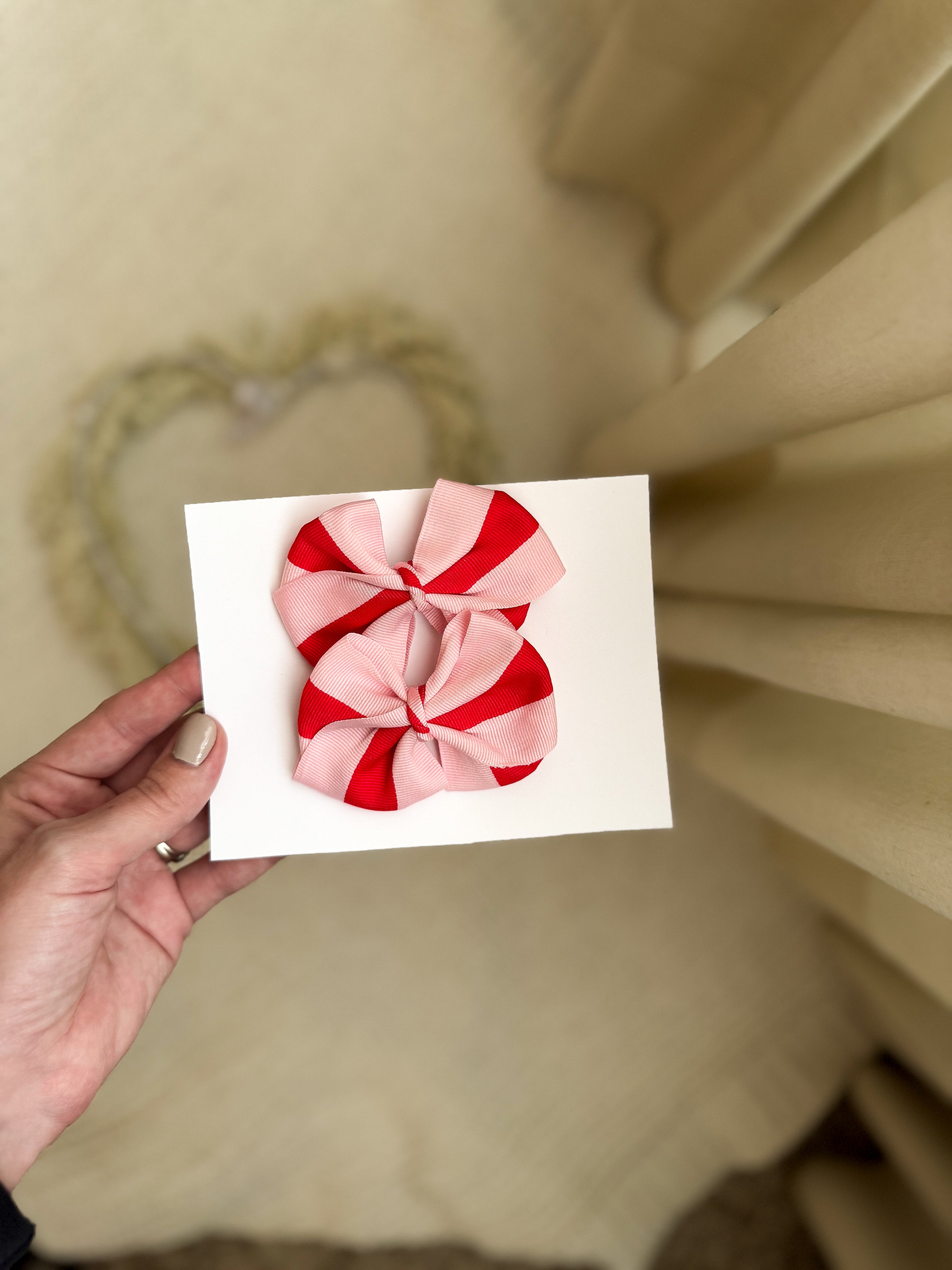 Lollipop Striped Swirl Bow