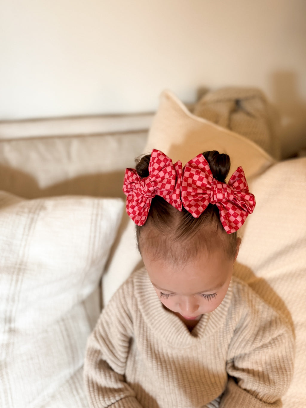 Cherry Bomb Checkered XL Bow