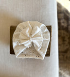 White Embroidered Turban